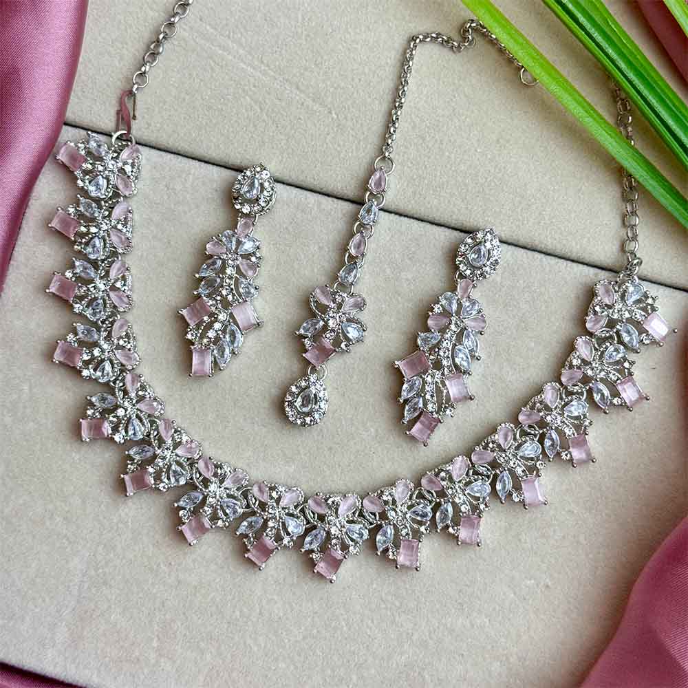 Amelia Set (Silver Pink)