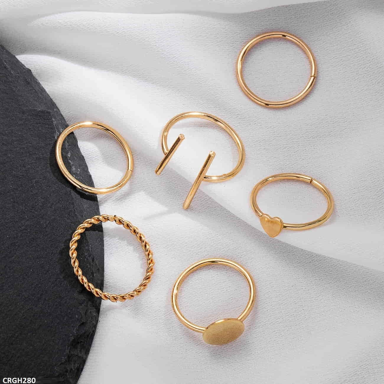 CRGH280 LSH 6 Midi Rings - CRGH