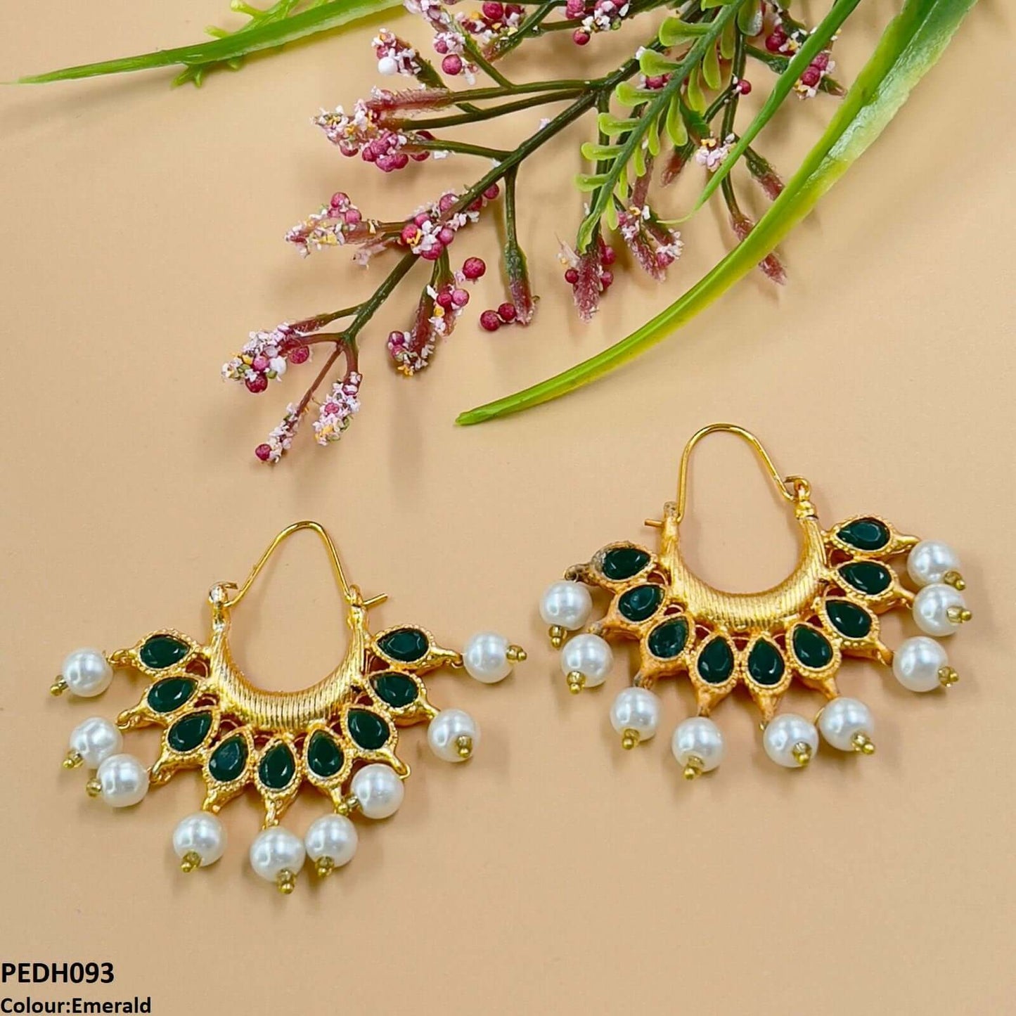 PEDH093 FRN Pearl Drop Earrings- PEDH