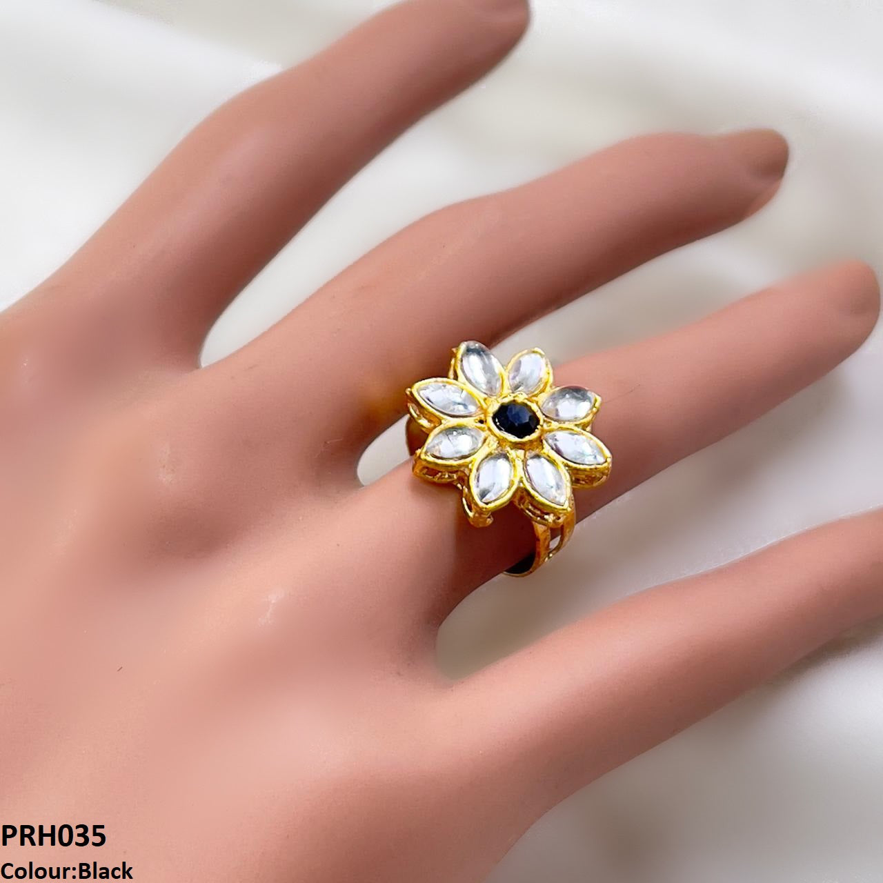 PRH035 FRN Flower Ring Adjustable- PRH