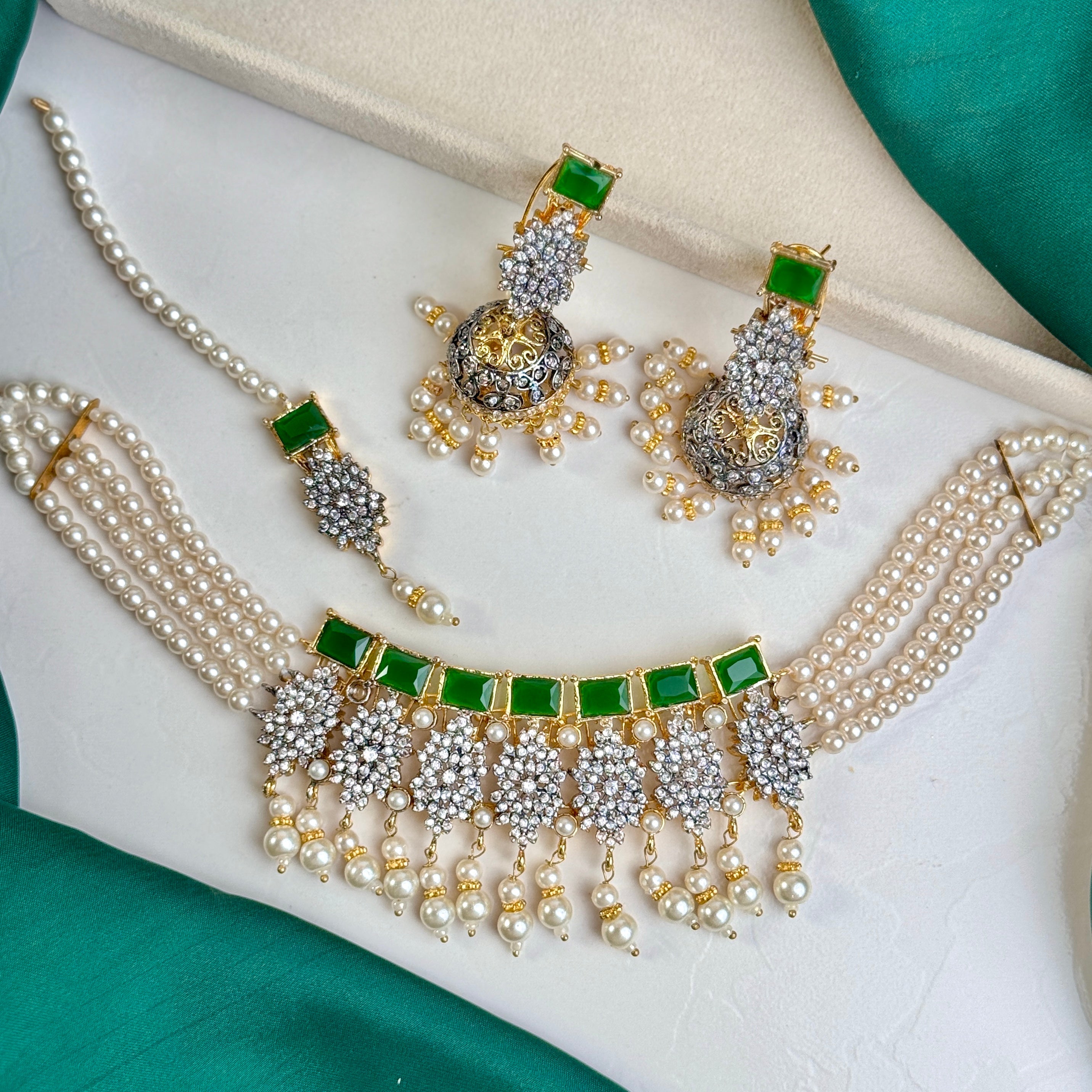 Gulab Set (Green)