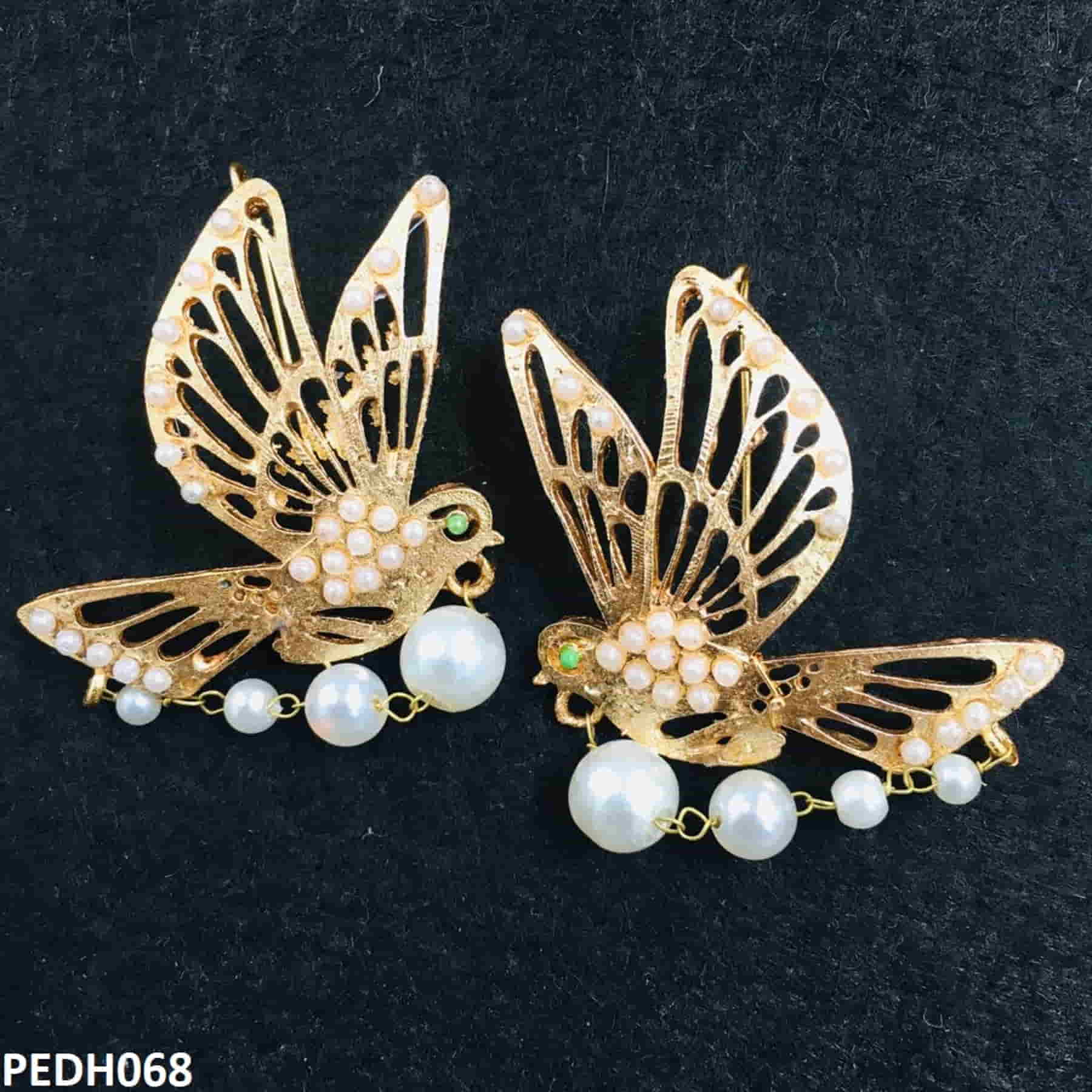 PEDH068 FRN Sparrow Ear Drop Pair - PEDH