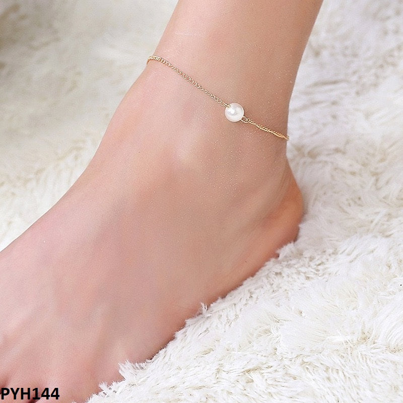 PYH144 YYE Round Pearl Payal - PYH