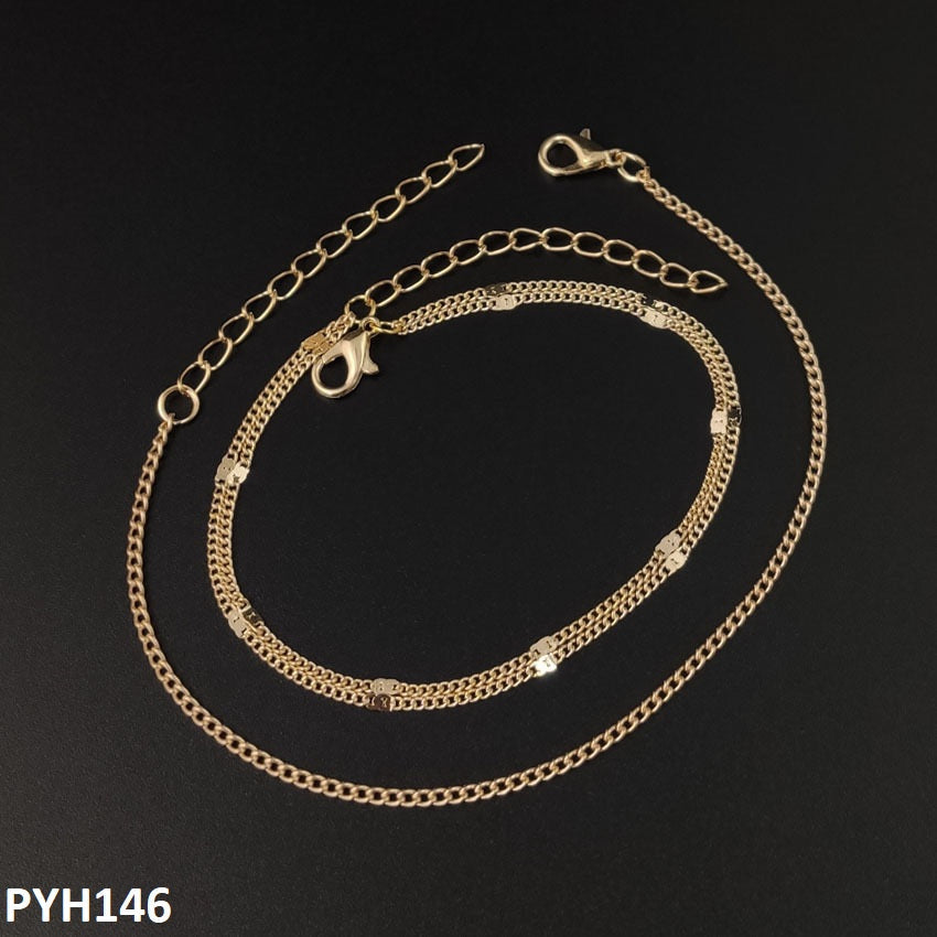 PYH146 LQP 3 Layered Payal - PYH