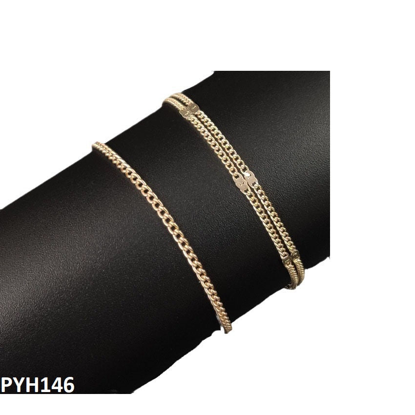 PYH146 LQP 3 Layered Payal - PYH