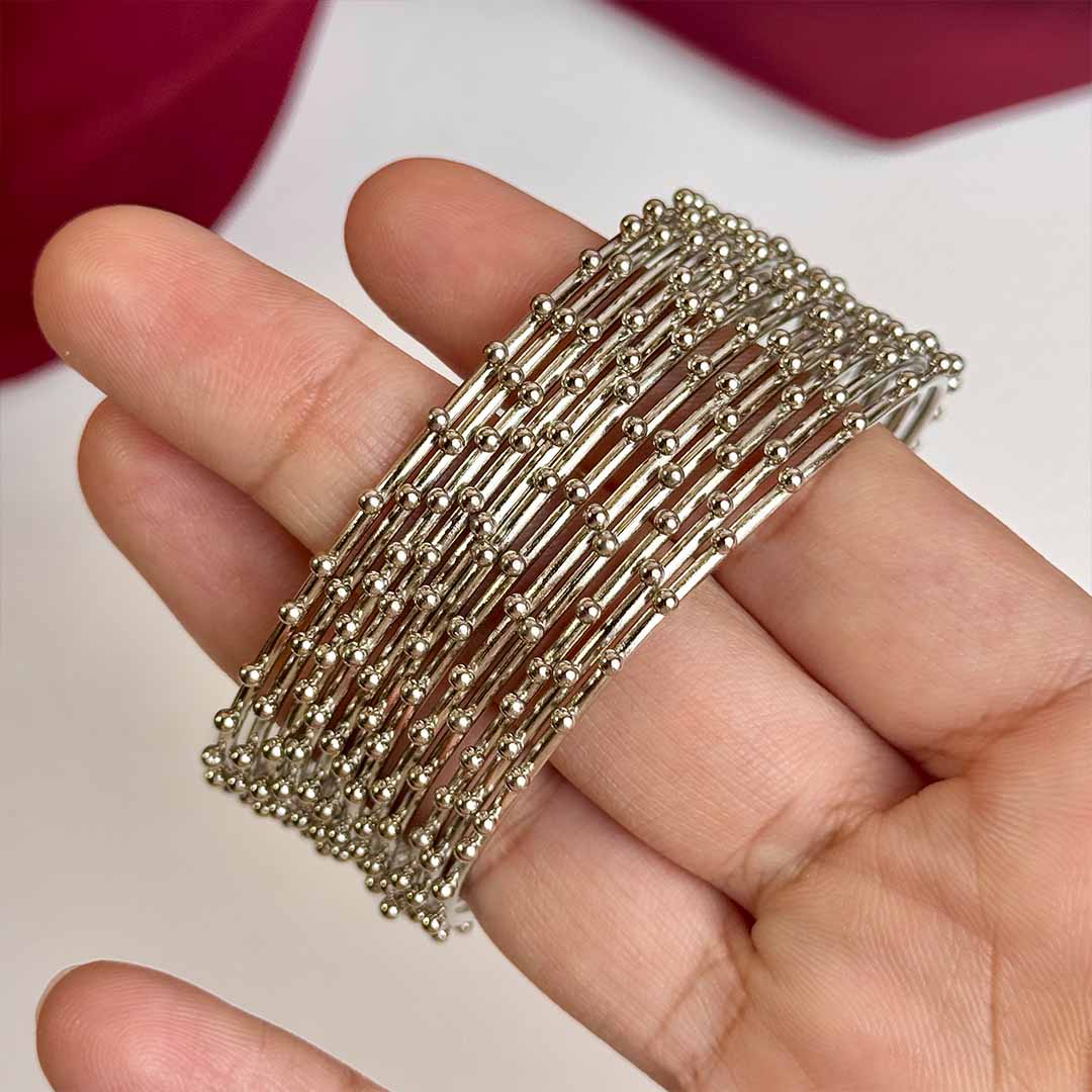 Sabeena Bangles (Silver)