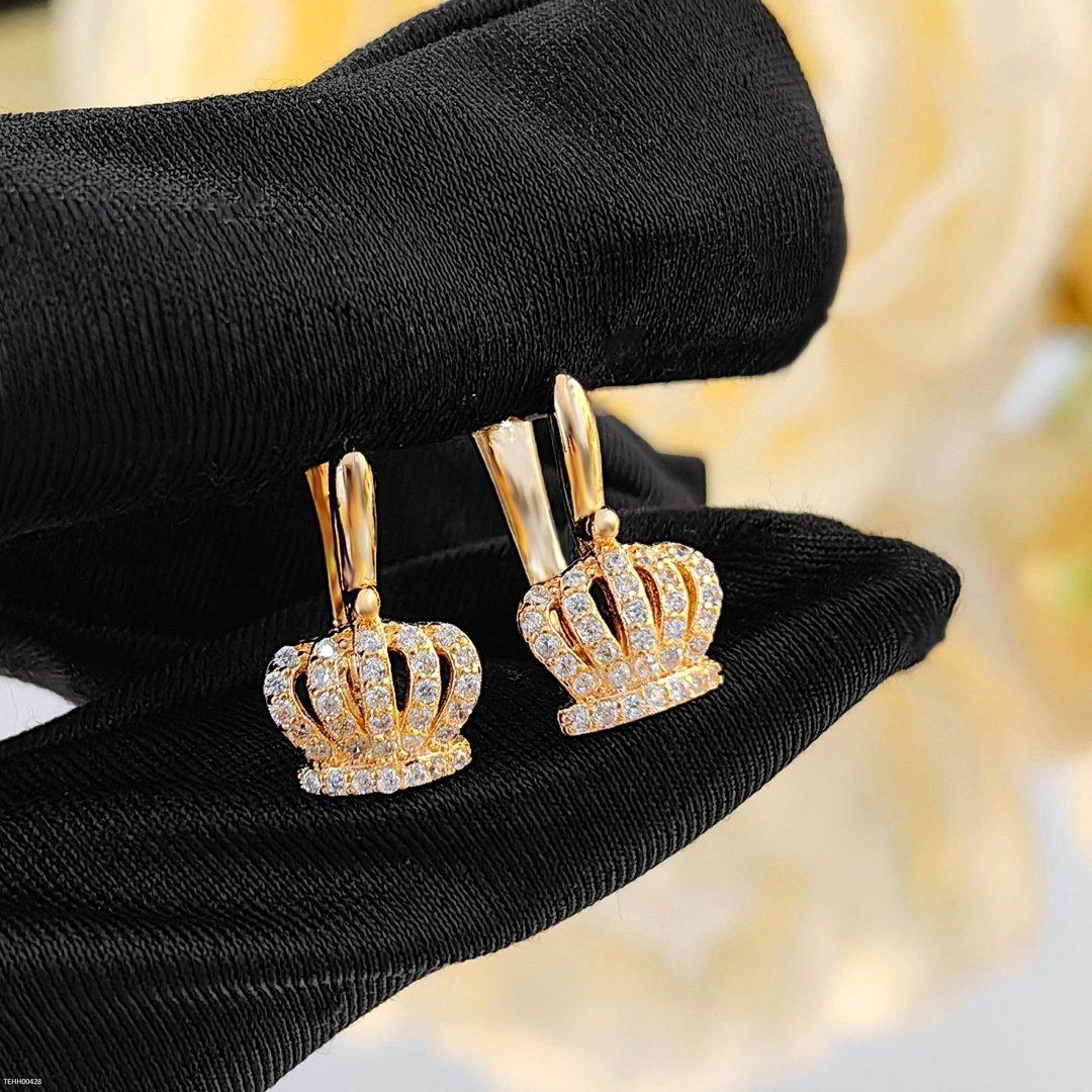 TEHH00428 GWH Crown Hoops Pair - TEHH