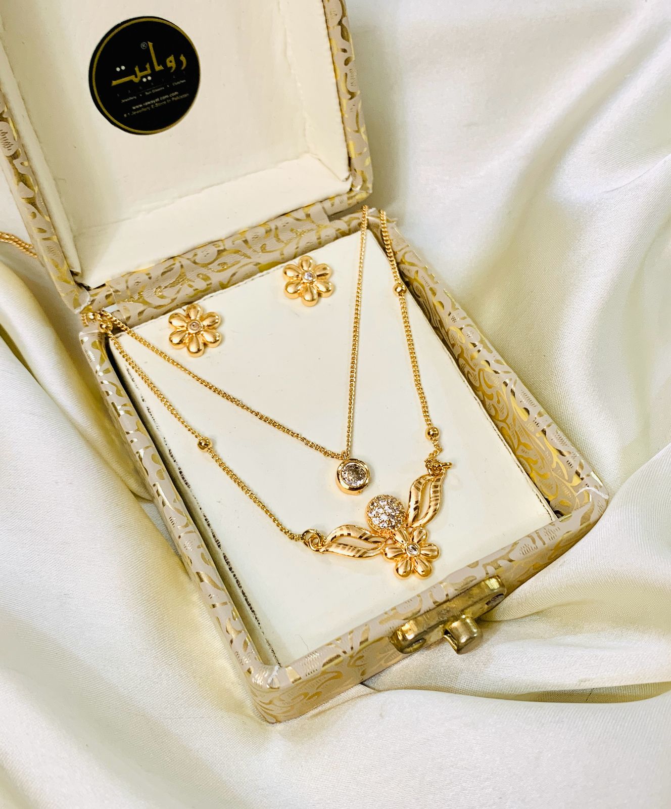 Digital Pendant Set-48 (Golden)