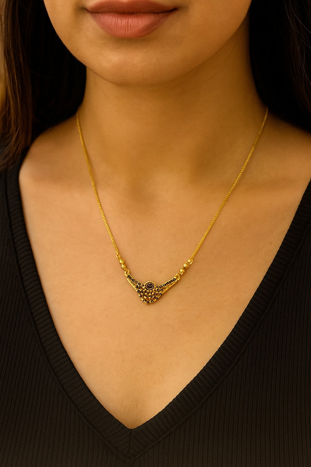 Zircon Pendant-200 (Black)