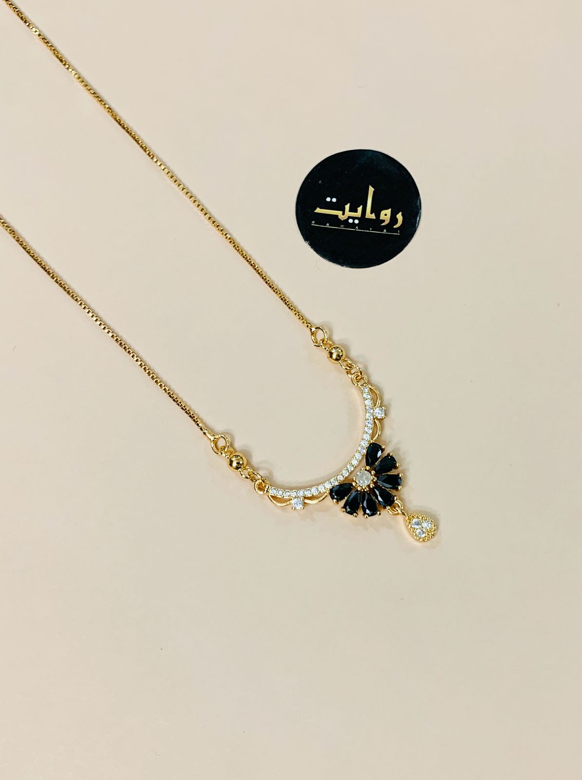 Zircon Pendant-195 (Black)