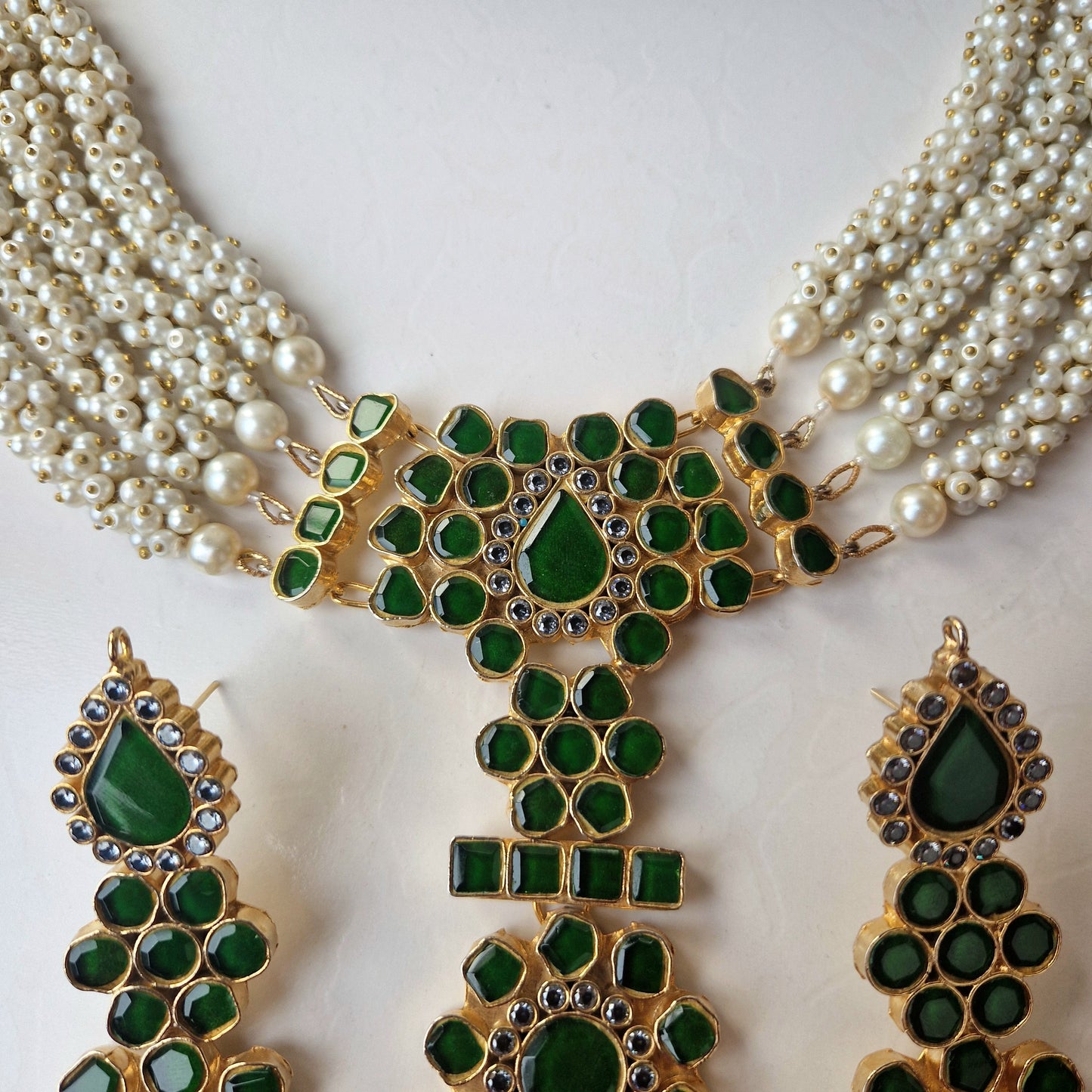 Celestial Dream Green Bridal Set