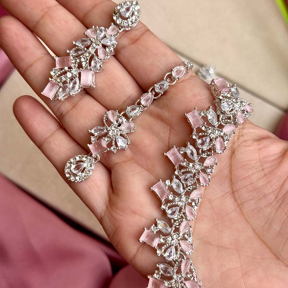 Amelia Set (Silver Pink)