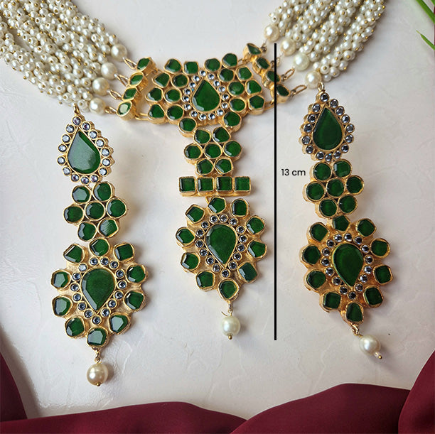 Celestial Dream Green Bridal Set