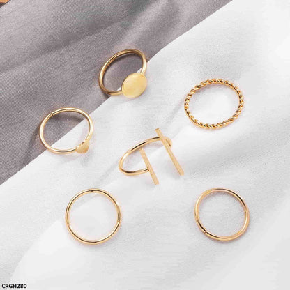 CRGH280 LSH 6 Midi Rings - CRGH