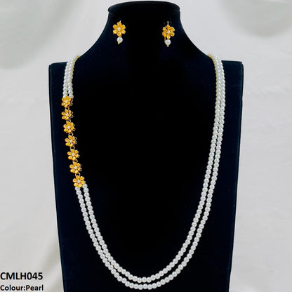 CMLH045 FRN Flower Pearl Mala- CMLH