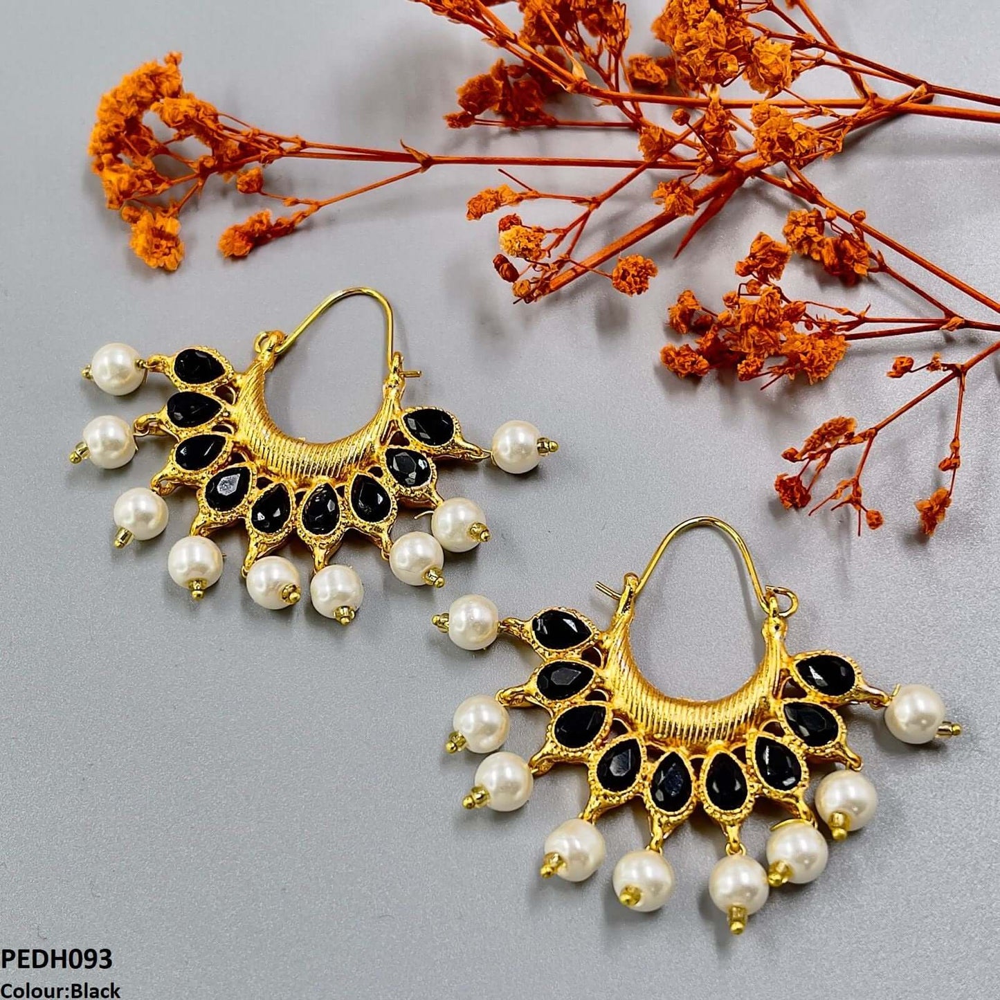 PEDH093 FRN Pearl Drop Earrings- PEDH
