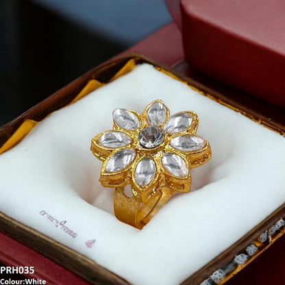 PRH035 FRN Flower  Ring Adjustable- PRH
