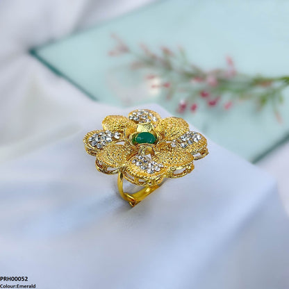 PRH00052 FRN Flower Ring Adjustable - PRH