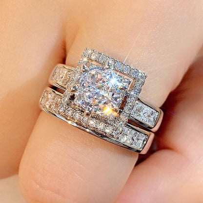 TRSH399 KYC Cathedral Twice Ring - TRSH