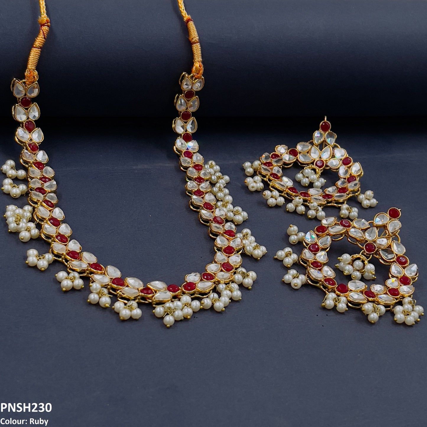 PNSH230 FRN Tear Necklace Set - PNSH