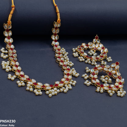 PNSH230 FRN Tear Necklace Set - PNSH