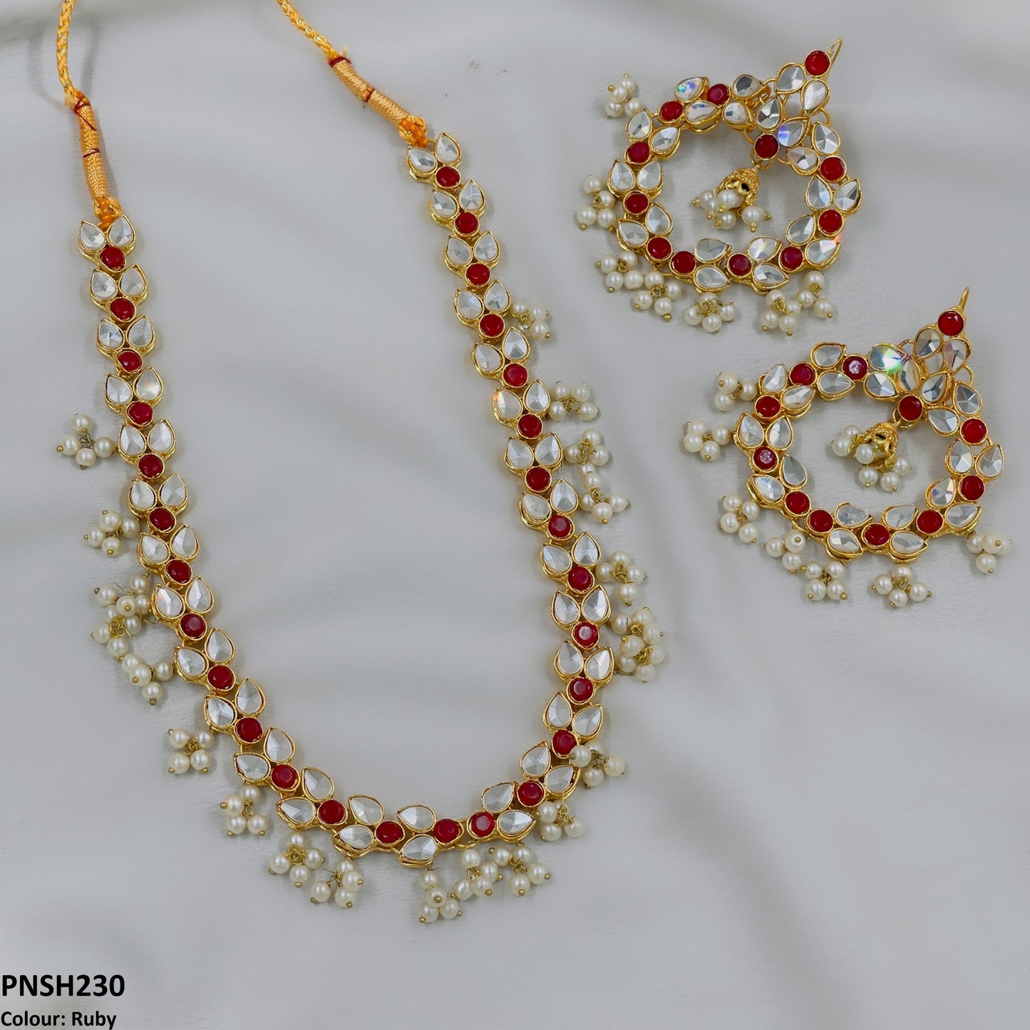 PNSH230 FRN Tear Necklace Set - PNSH