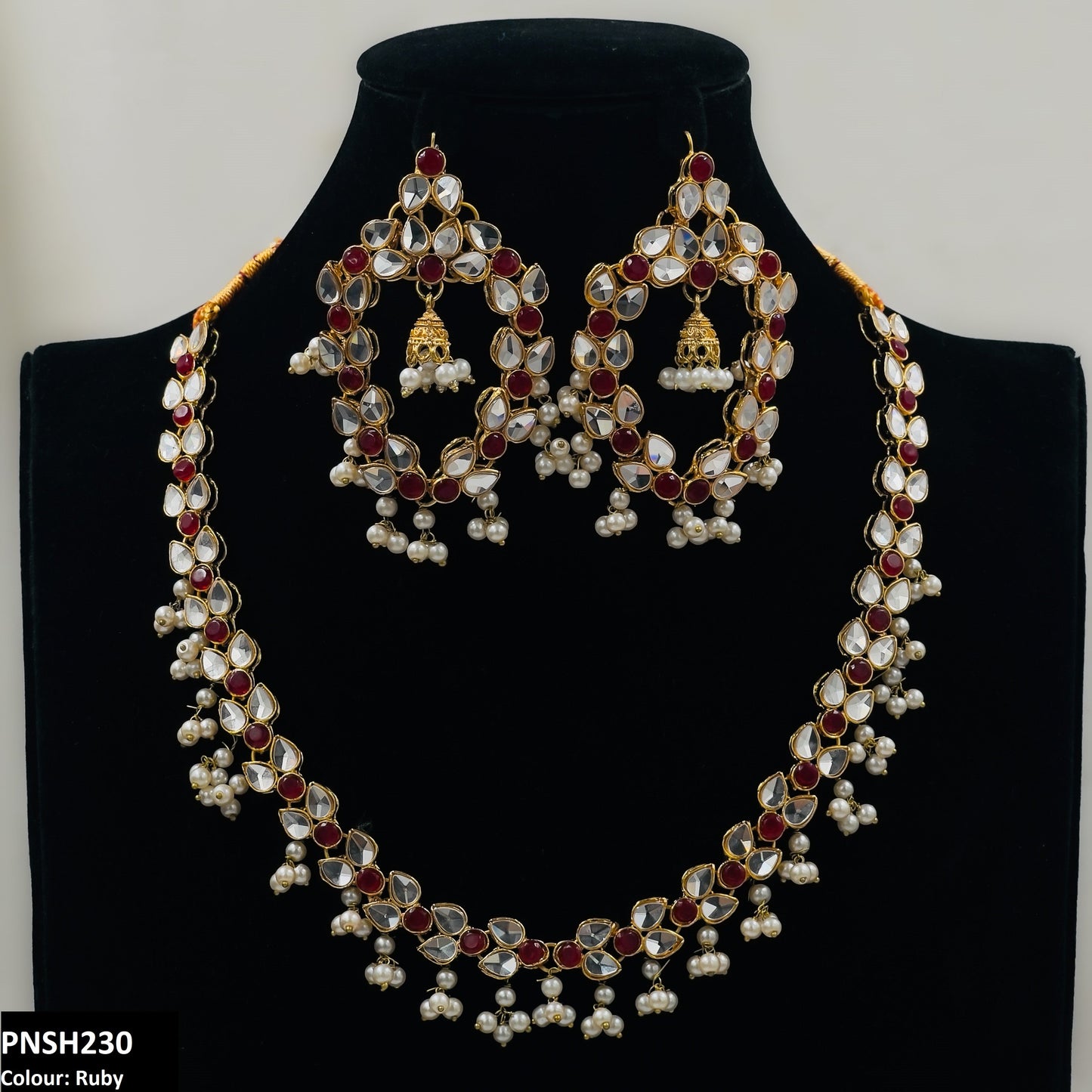 PNSH230 FRN Tear Necklace Set - PNSH