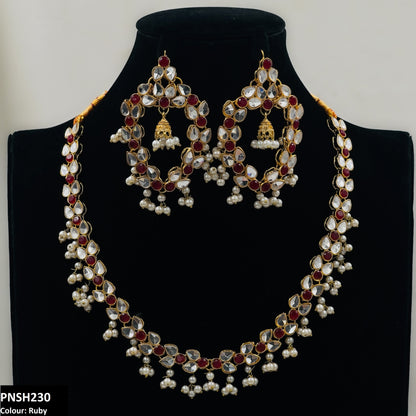 PNSH230 FRN Tear Necklace Set - PNSH