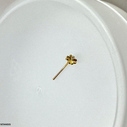 NTHH035 XYL Flower Nose Pin - NTHH