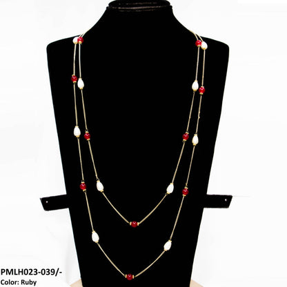 PMLH023 SDQ Layered Malla Curb Chain - PMLH