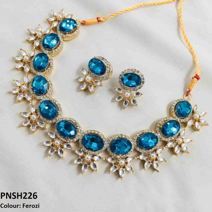 PNSH226 SDQ Beza Necklace Set - PNSH