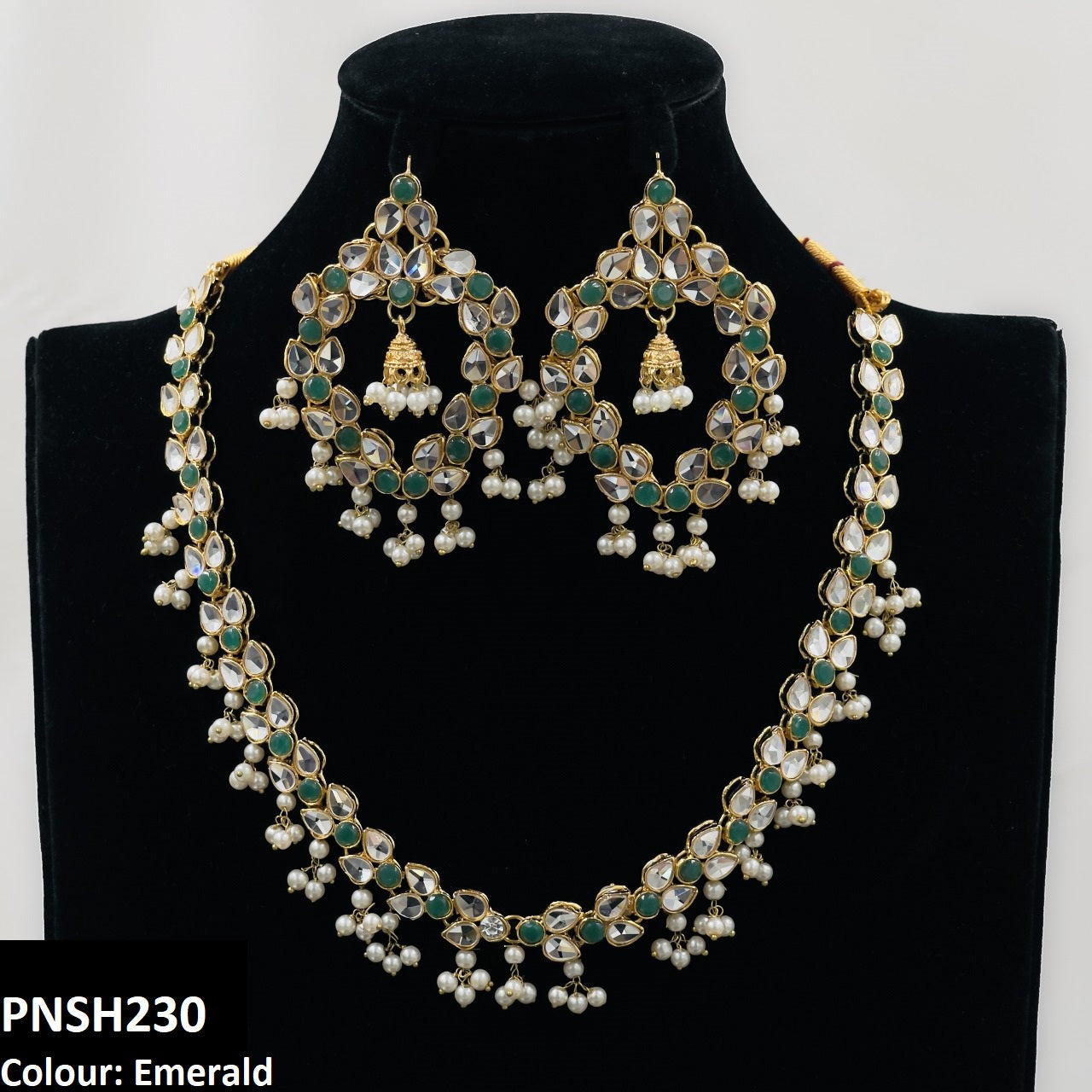 PNSH230 FRN Tear Necklace Set - PNSH