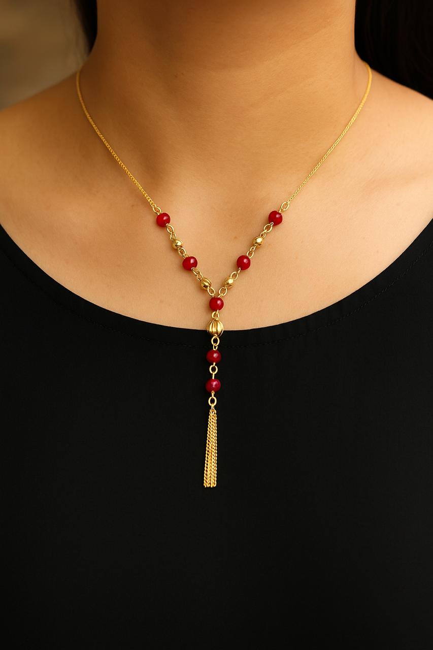 Gold Chain-78 (Maroon)