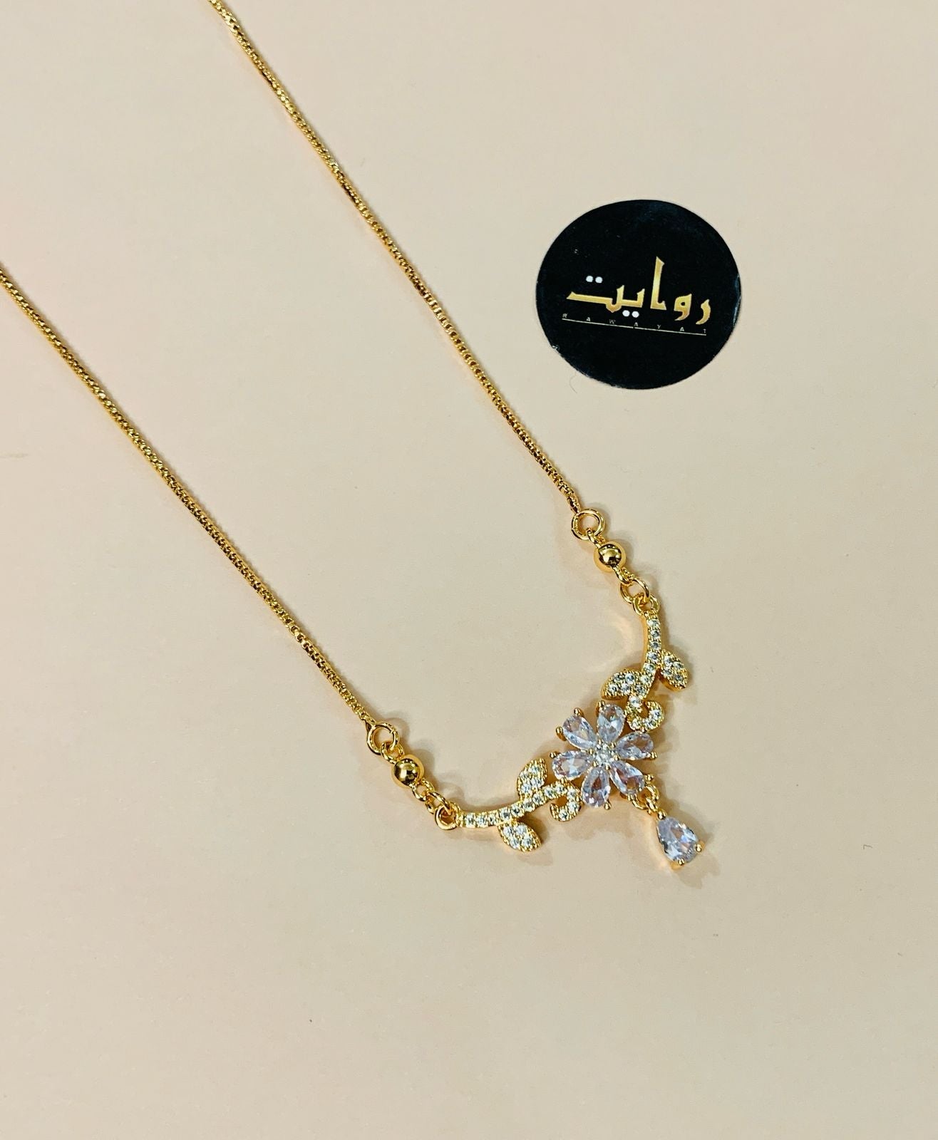 Zircon Pendant-196 (White)