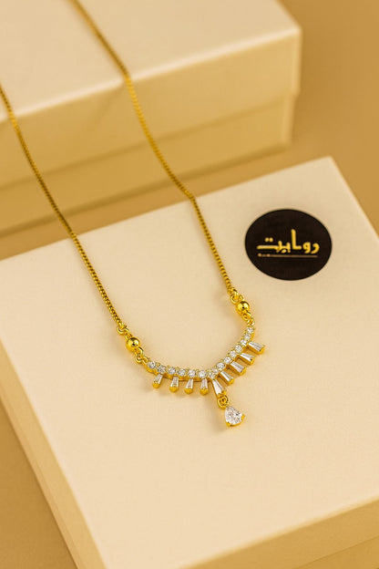 Zircon Pendant-198 (White)